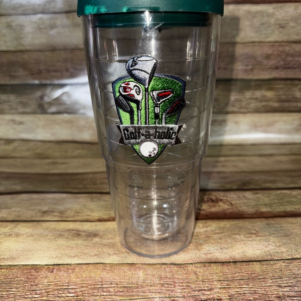 Tervis Golf Tumbler with Green Lid